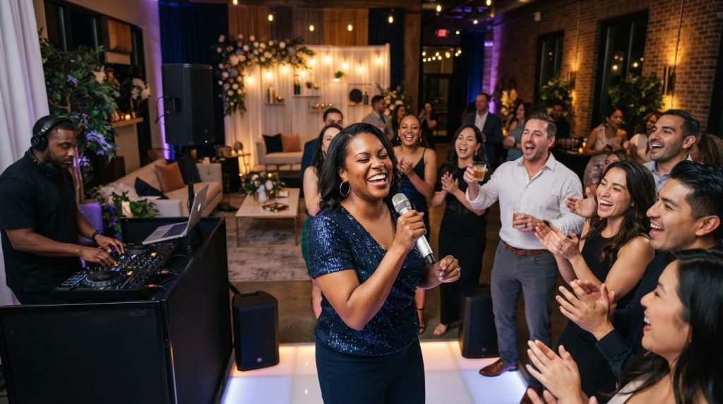 Karaoke DJ Services for Private Parties and Sound Options